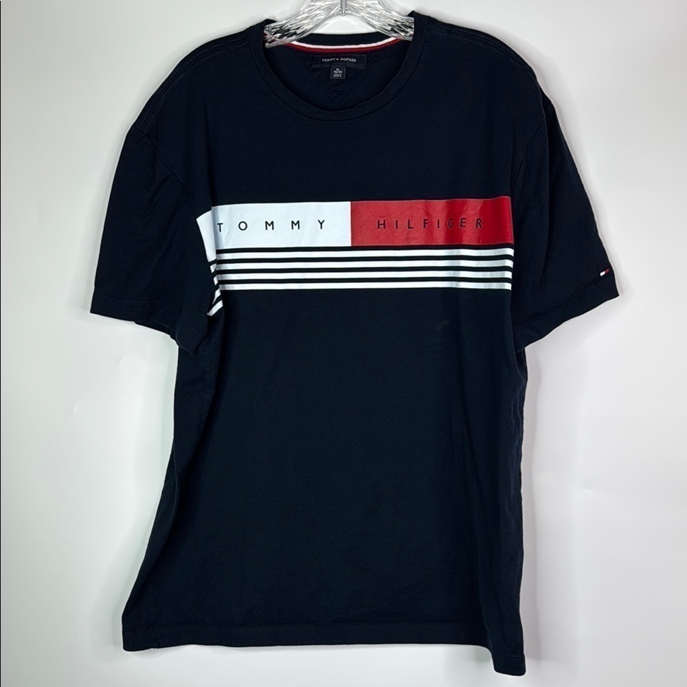 Tommy Hilfiger Dark Navy Blue Short Sleeve Shirt XL